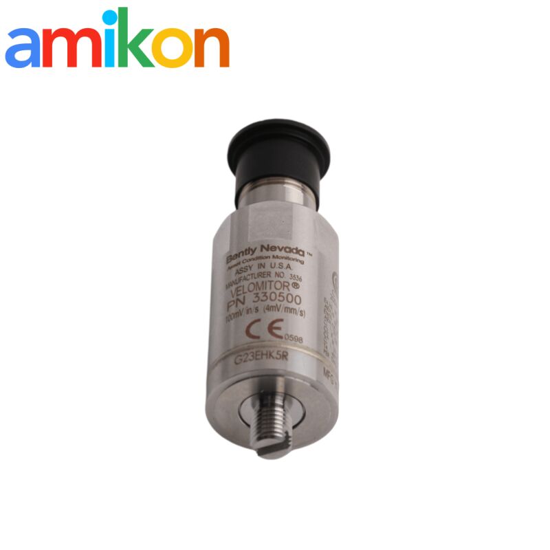 Bently Nevada 330500-02-04 Velomitor Piezo-velocity Sensor with 1270 mm/s Peak Velocity CSA