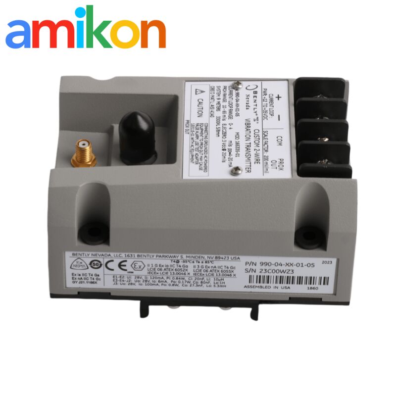 Bently Nevada 991-01-XX-01-00 MOD:284318-01 Thrust Transmitter for Axial Displacement Monitoring