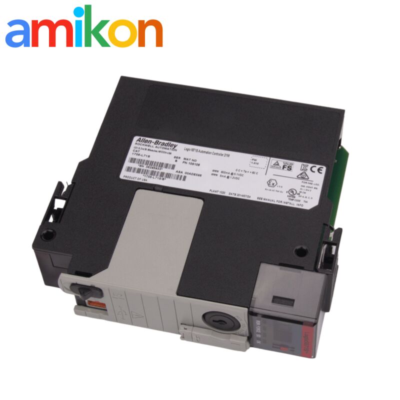 Allen Bradley 1756-L71S Logix 5571S Automation Controller 2/1M with 30 Volts Continuous Isolation