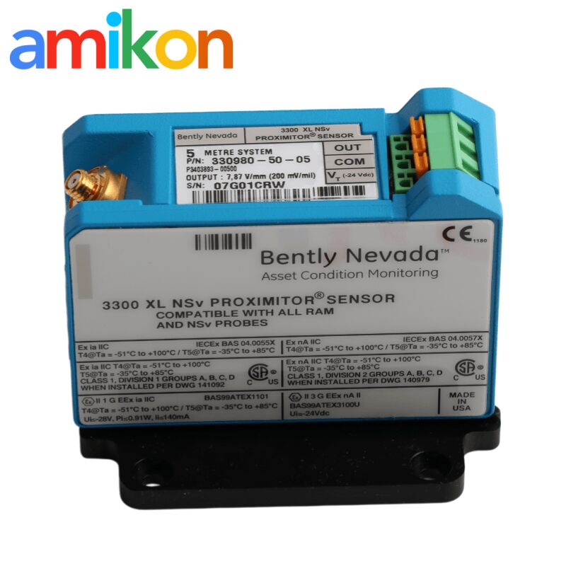 Bently Nevada 330980-50-05 3300 XL NSv Proximitor Sensor for Narrow Side View Applications