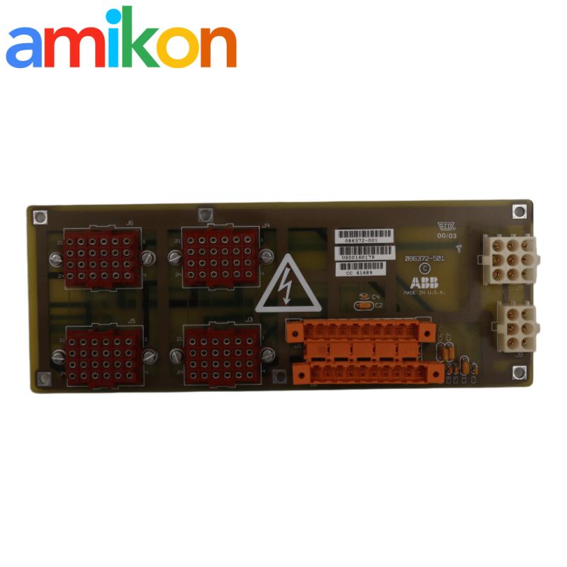 ABB 086372-001 PLC Board with 24V DC Power Supply 16-32 Digital Channels and 1500V AC Isolation
