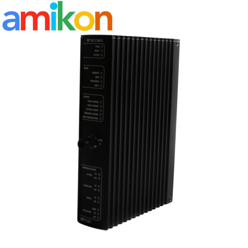 Triconex MP 3101 Main Processor Module with 24 V DC Power and Triple Modular Redundancy