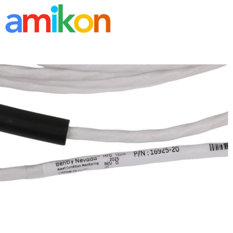 Bently Nevada 16925-20 Interconnect Cable for Vibration Monitoring with 20 Feet Length Shielded 3-Conductor Construction