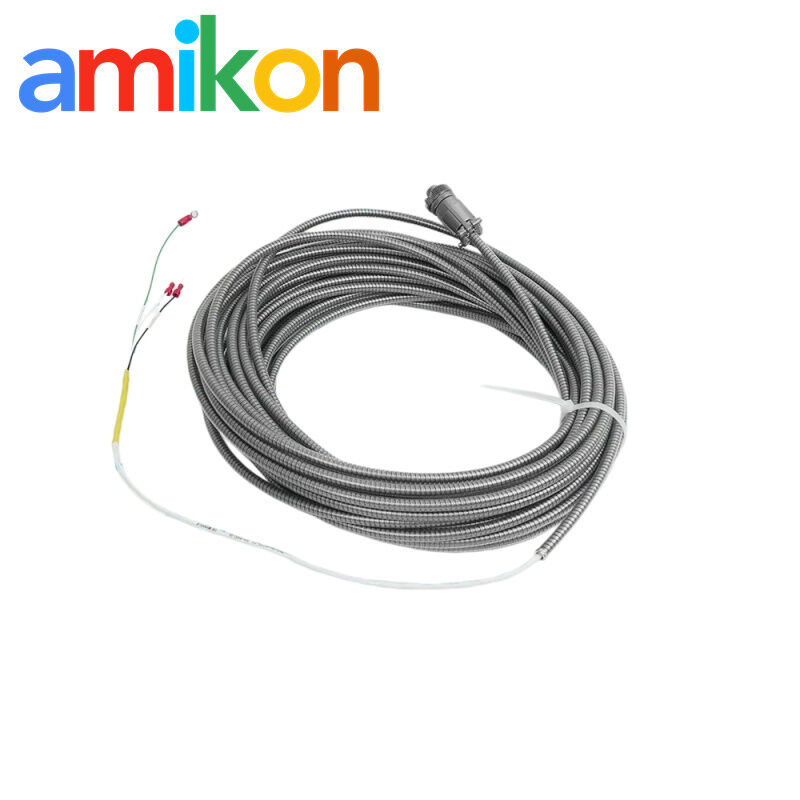 Bently Nevada 84661-66 Velomitor Interconnect Cable with 304 Stainless Steel Armor and 66 Feet Length for Moisture-Resistant Sensor Connection