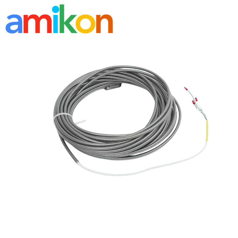 Bently Nevada 84661-66 Velomitor Interconnect Cable with 304 Stainless Steel Armor and 66 Feet Length for Moisture-Resistant Sensor Connection