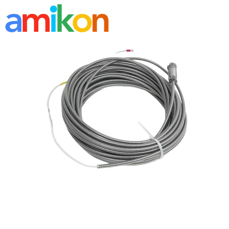 Bently Nevada 84661-66 Velomitor Interconnect Cable with 304 Stainless Steel Armor and 66 Feet Length for Moisture-Resistant Sensor Connection