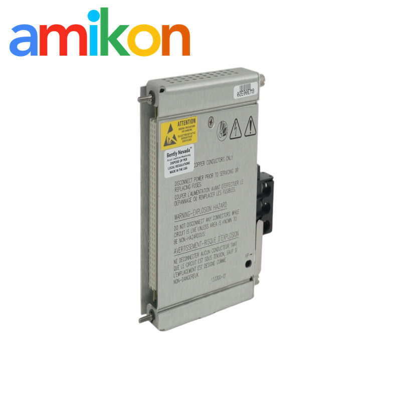 Bently Nevada 133300-01 Low Voltage DC Power Input Module with 20 to 30 Vdc Input Hot-Swappable and Dual Redundant Configuration