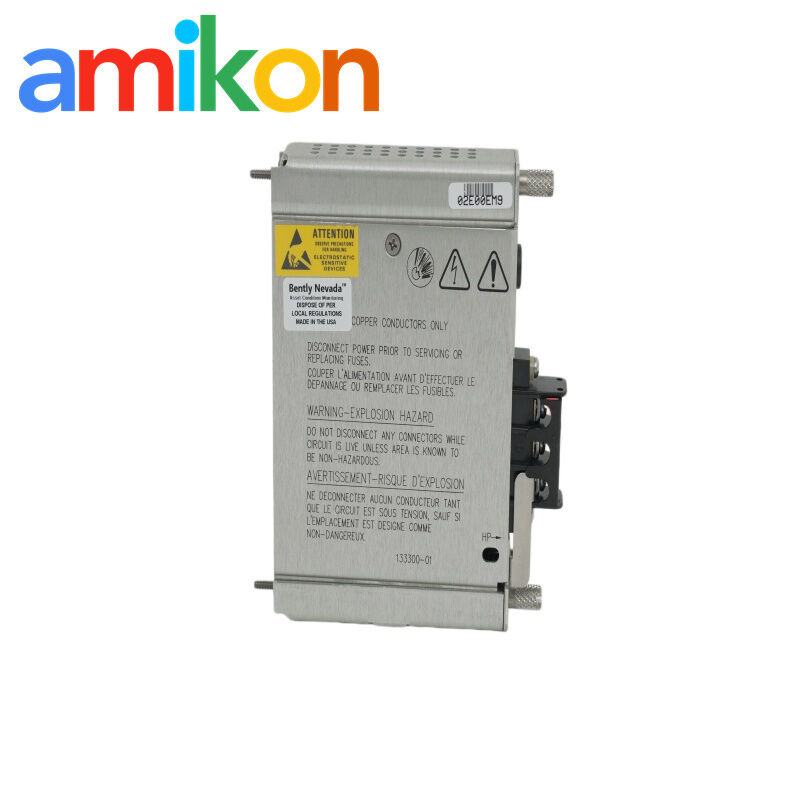 Bently Nevada 133300-01 Low Voltage DC Power Input Module with 20 to 30 Vdc Input Hot-Swappable and Dual Redundant Configuration