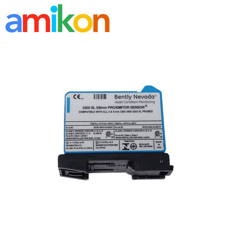 Bently Nevada 330180-51-05 3300 XL Proximitor Sensor with 5-meter system length DIN rail mount and API 670 compliance