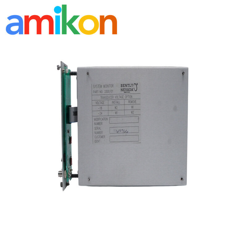 Bently Nevada 3300/01 System Monitor with Keyphasor Signal Conditioning API 670 Compliant and Rack Health Diagnostics