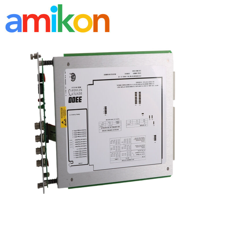 Bently Nevada 3300/03-01-00 Enhanced System Monitor Module with Serial and Dynamic Data Support API 670 Compliant