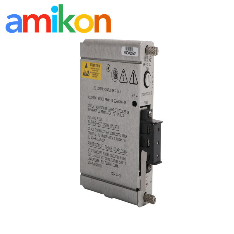 Bently Nevada 129478-01 High Voltage DC Power Input Module with 88 to 140 Vdc Input Voltage and Redundant Power Configuration for API 670 Compliance