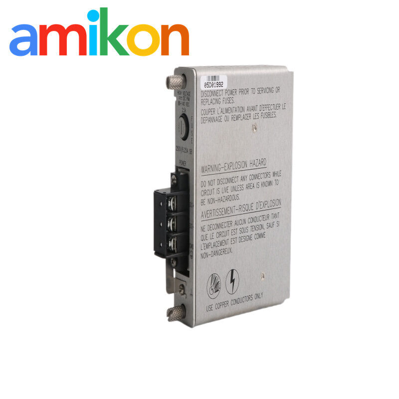 Bently Nevada 129478-01 High Voltage DC Power Input Module with 88 to 140 Vdc Input Voltage and Redundant Power Configuration for API 670 Compliance