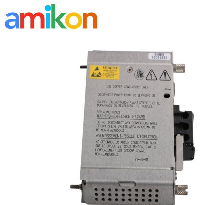 Bently Nevada 129478-01 High Voltage DC Power Input Module with 88 to 140 Vdc Input Voltage and Redundant Power Configuration for API 670 Compliance