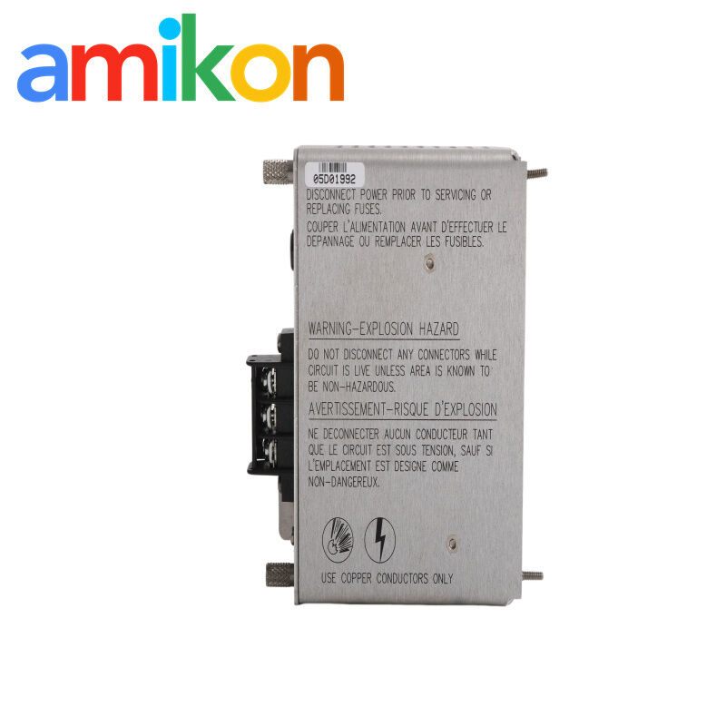 Bently Nevada 129478-01 High Voltage DC Power Input Module with 88 to 140 Vdc Input Voltage and Redundant Power Configuration for API 670 Compliance
