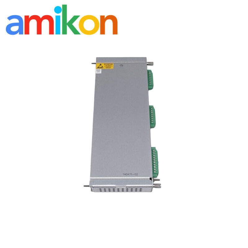 Bently Nevada 140471-02 4-Channel High-Speed Processing I/O Module dengan desain terminasi internal dan perlindungan yang sesuai dengan API 670