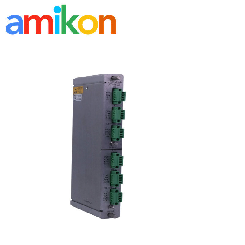 Bently Nevada 125800-02 Isolated Keyphasor I/O Module with 500 Vdc Isolation and 2-channel Input for API 670 Compliance