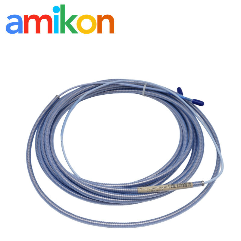 Bently Nevada 330190-080-01-00 3300 XL Extended Temperature Range ETR Cable with Stainless Steel Armor for API 670 Compliance