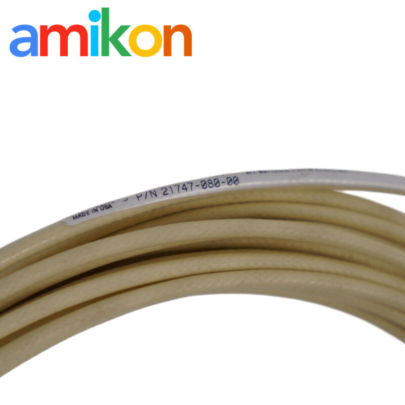 Bently Nevada 21747-080-00 Proximitor Probe Extension Cable with 8.0-Meter Length and 50 Ohm Impedance for API 670 Systems