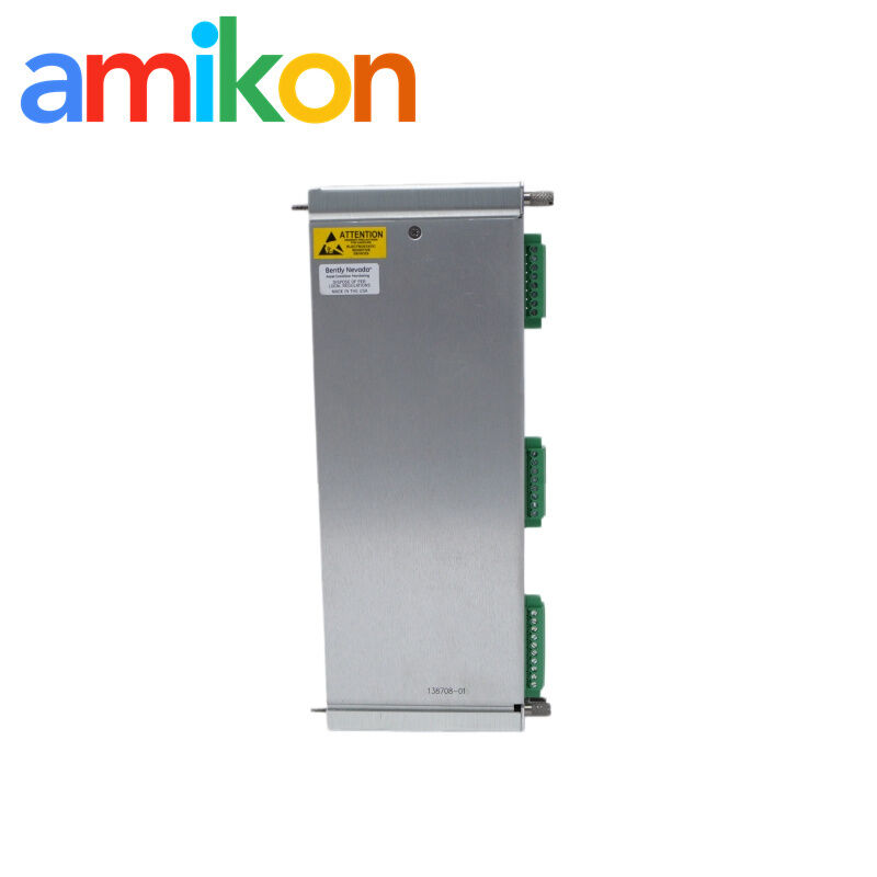 Bently Nevada 138708-01 Shaft Absolute I/O Module with 4-channel vibration inputs and internal terminations for API 670 compliant systems