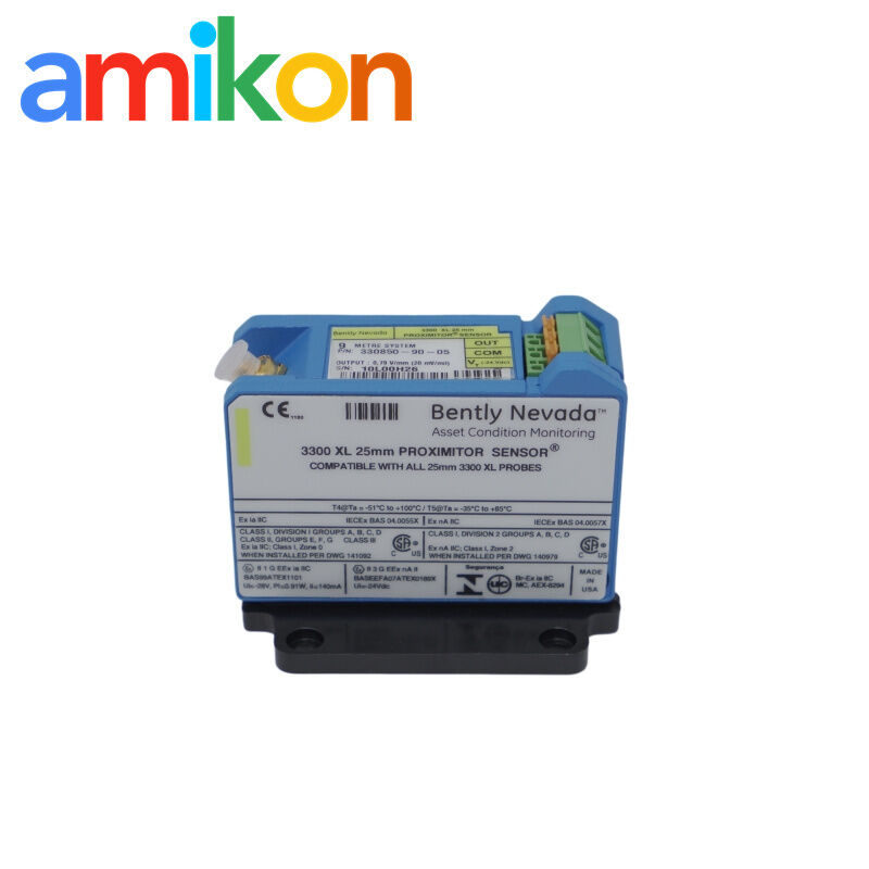 Bently Nevada 330850-90-05 3300 XL Proximitor Sensor with 25 mm Eddy Current Transducer System and 9.0 Metres System Length for Hazardous Areas