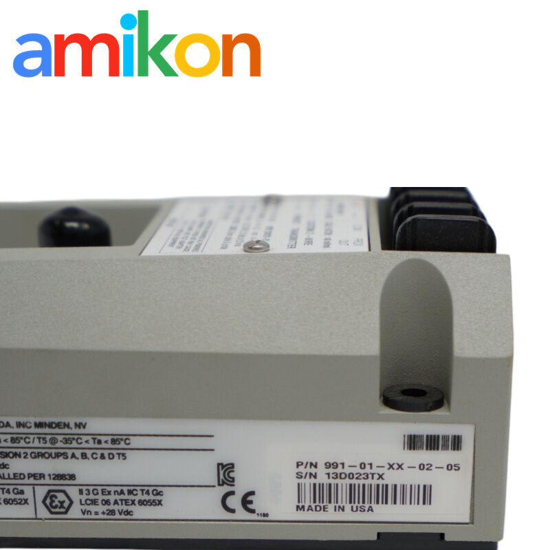 Bently Nevada 991-01-XX-02-05 991 Thrust Transmitter with 4-20 mA Loop Output ATEX Zone 0/2 Certified and 3300 NSv Probe Interface