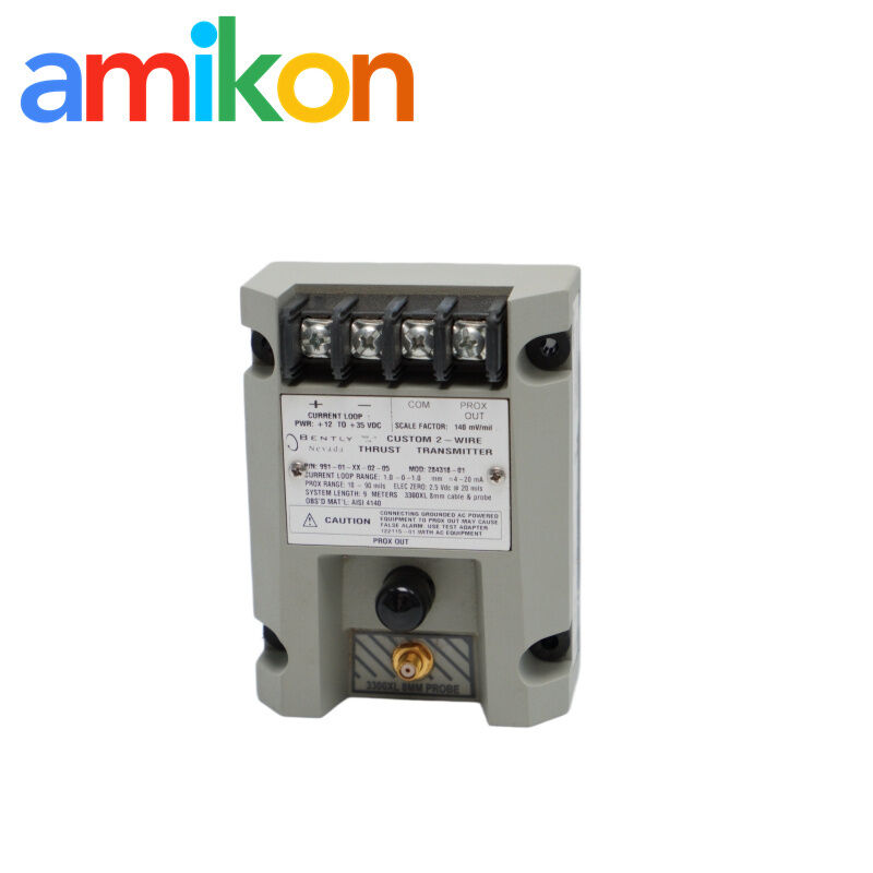 Bently Nevada 991-01-XX-02-05 991 Thrust Transmitter with 4-20 mA Loop Output ATEX Zone 0/2 Certified and 3300 NSv Probe Interface