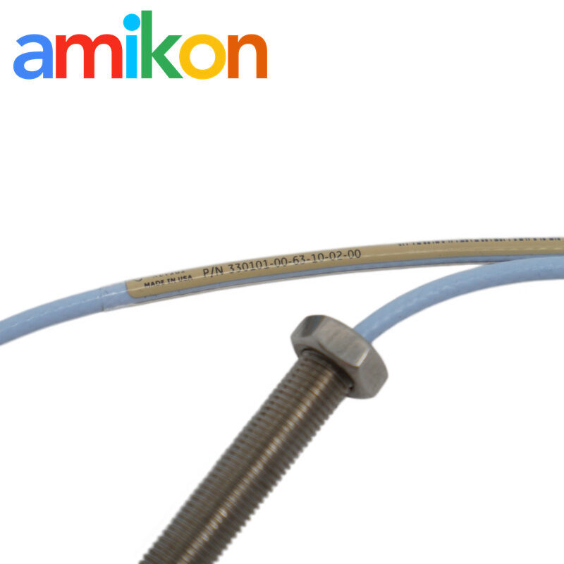 Bently Nevada 330101-00-63-10-02-00 8 mm Proximity Probe με συμμόρφωση με το API 670 και μικροσκοπικό κοακσιακό σύνδεσμο ClickLoc