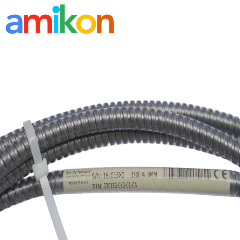 Bently Nevada 330130-030-01-CN 3300 XL Extension Cable with 3.0 Meters Length, IP67 Waterproof Connector, and CN Certification