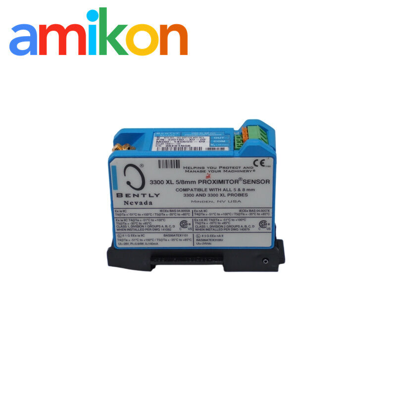 Bently Nevada 330180-X0-05 Proximitor Sensor with 5 Meters System Length DIN-rail Mount for Solar Turbines Customized Equipment