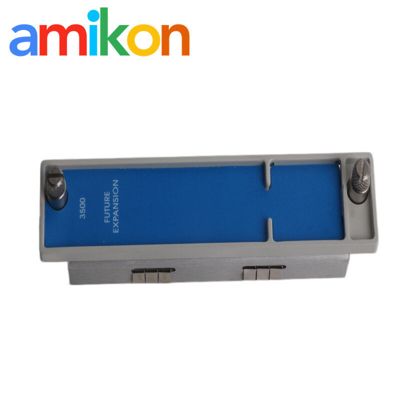 128276-01E Bently Nevada Half-Height Future Expansion Faceplate for 3500 Series Machinery Protection System with Dust Prevention EMI Shielding and Chassis Airflow Management