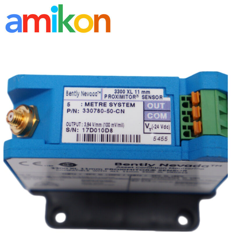 330780-50-CN Bently Nevada 3300 XL 11mm Proximitor Sensor for Turbine Vibration Monitoring