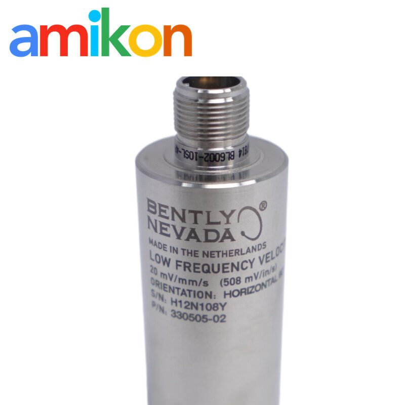 330505-02-02-02 Bently Nevada Horizontal Low Frequency Velocity Sensor with M8 Adapter