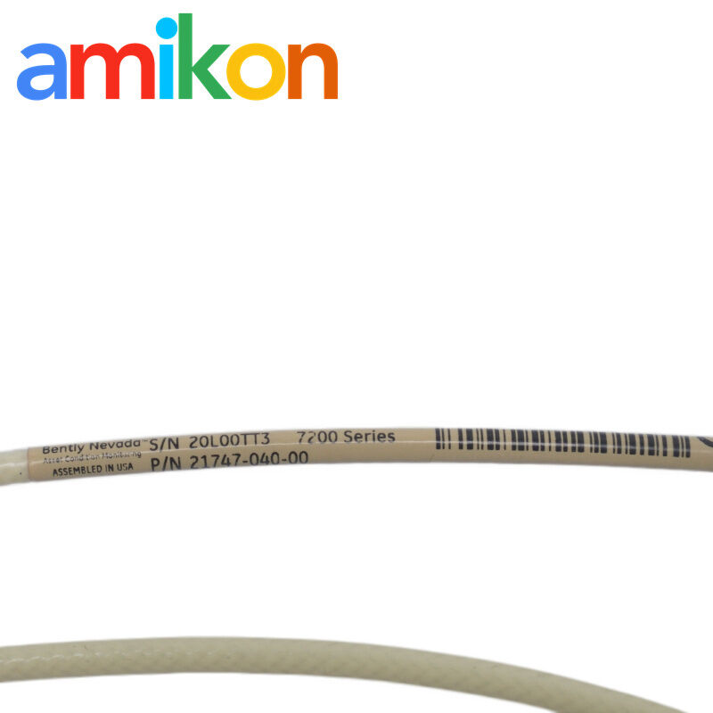 21747-040-00 Bently Nevada 7200 Extension Cable for Turbine Vibration Monitoring