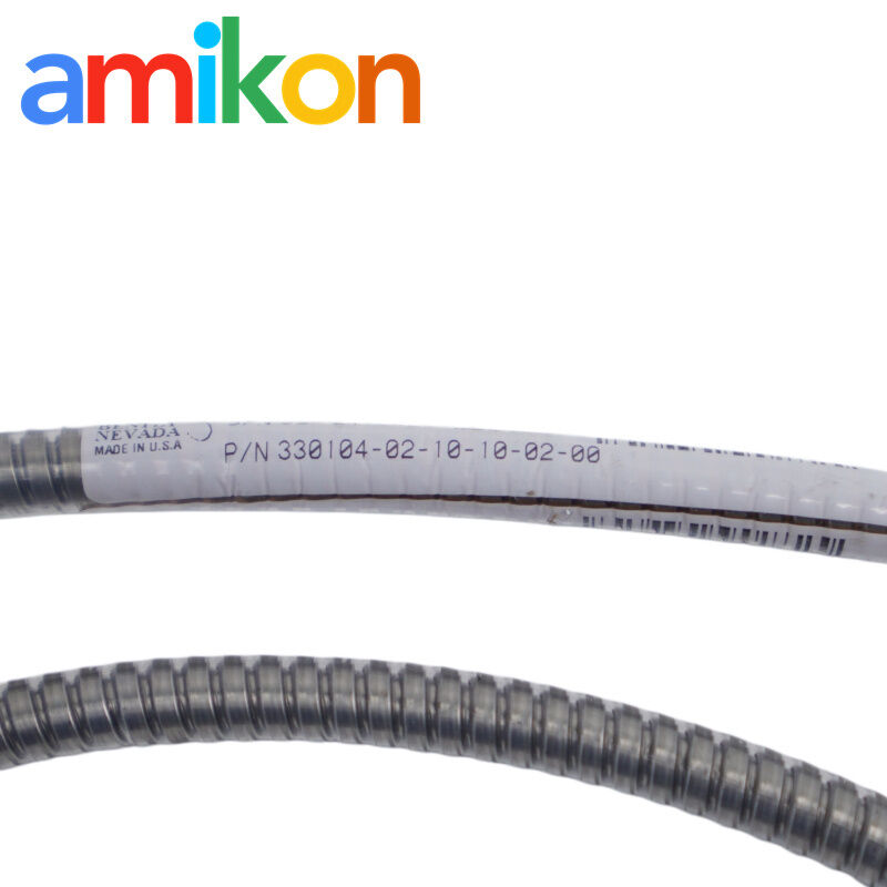 330104-02-10-10-02-00 Bently Nevada Armored Proximity Probe for Rotating Machinery Vibration Monitoring