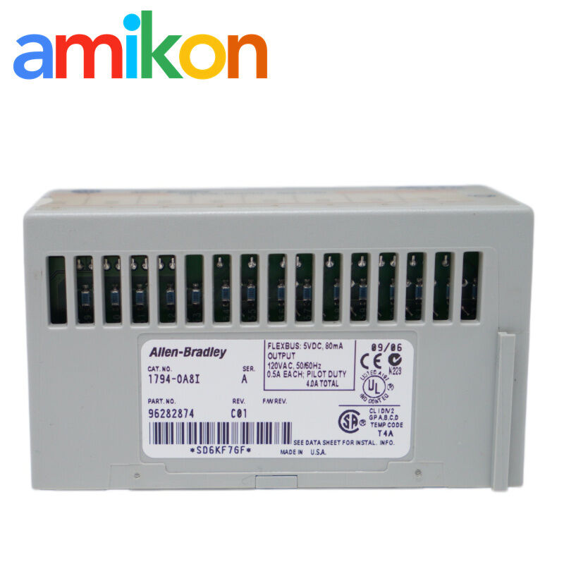 1794-OA8I Channel-to-Channel Isolated AC Output Module for Multi-Phase Distributed Control Systems