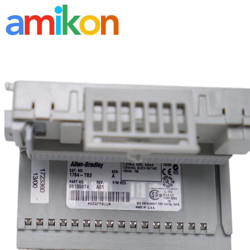 1794-TB2 Allen-Bradley Anti-Vibration FLEX I/O Terminal Base for 2-Wire Industrial Device Wiring