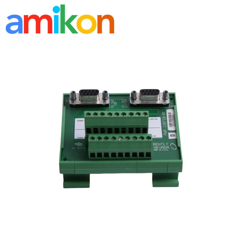 128718-01 Euro-Style External Termination Block for Bently Nevada 3500/25 Keyphasor System