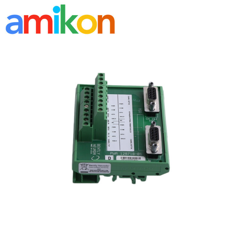 128718-01 Euro-Style External Termination Block for Bently Nevada 3500/25 Keyphasor System
