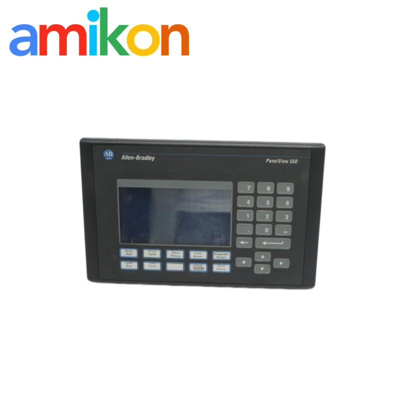 2711-B5A8X DH+ Network PanelView 550 HMI Terminal with Dual Keypad and Touchscreen Control