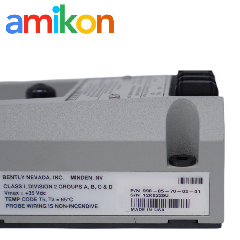 990-05-70-02-01 Bently Nevada Loop-Powered Shaft Vibration Transmitter voor integratie van DCS/PLC besturingssysteem