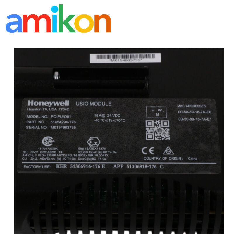 FC-PUIO01 51454294-176 Honeywell Universal Safety I/O Module for Safety Manager SC Systems