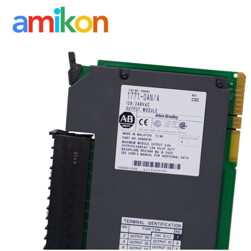 Allen Bradley 1771-OAN PLC-5 120/240V AC Output Module for Industrial Load Control