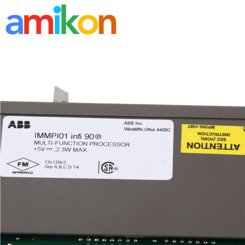 ABB IMMPI01 Multi-Function Processor Interface Module – 2 RS-232-C Ports, INFI-NET