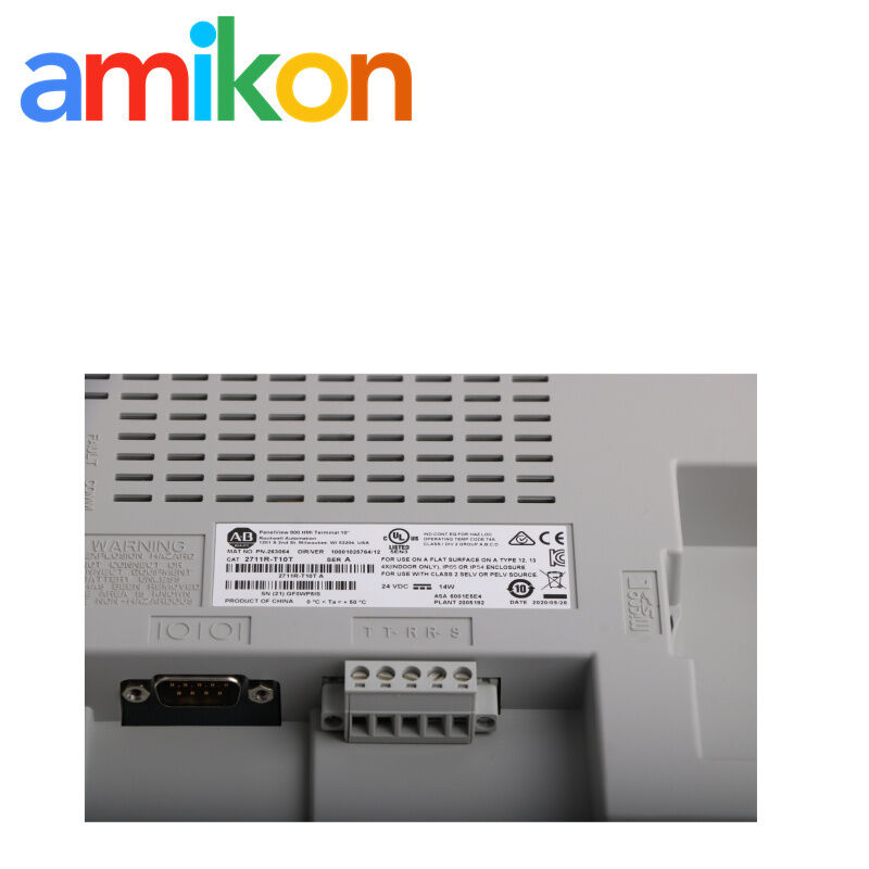 Allen-Bradley 2711R-T10T PanelView 800 HMI Terminal · 10.4-in Color TFT