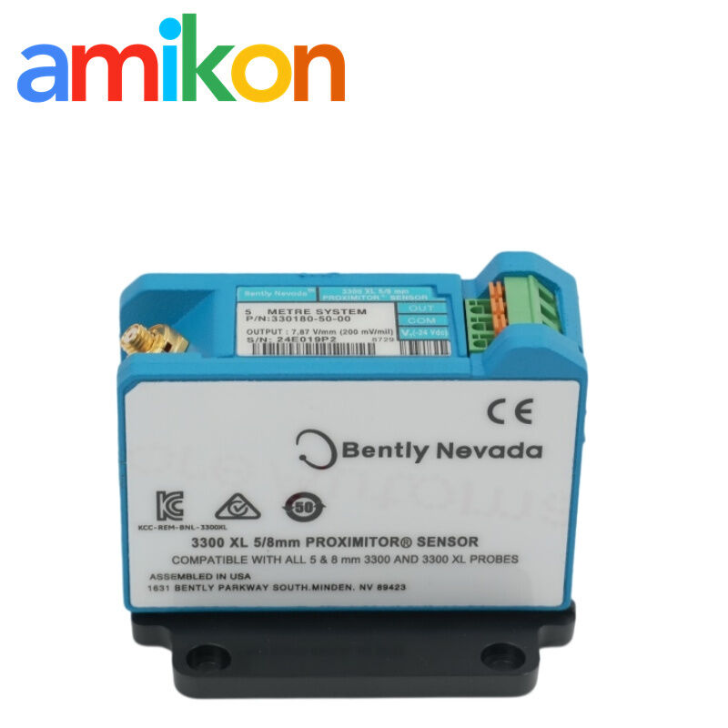Bently Nevada 330180-50-00 3300 XL Proximitor Sensor – 5.0 m Panel Mount