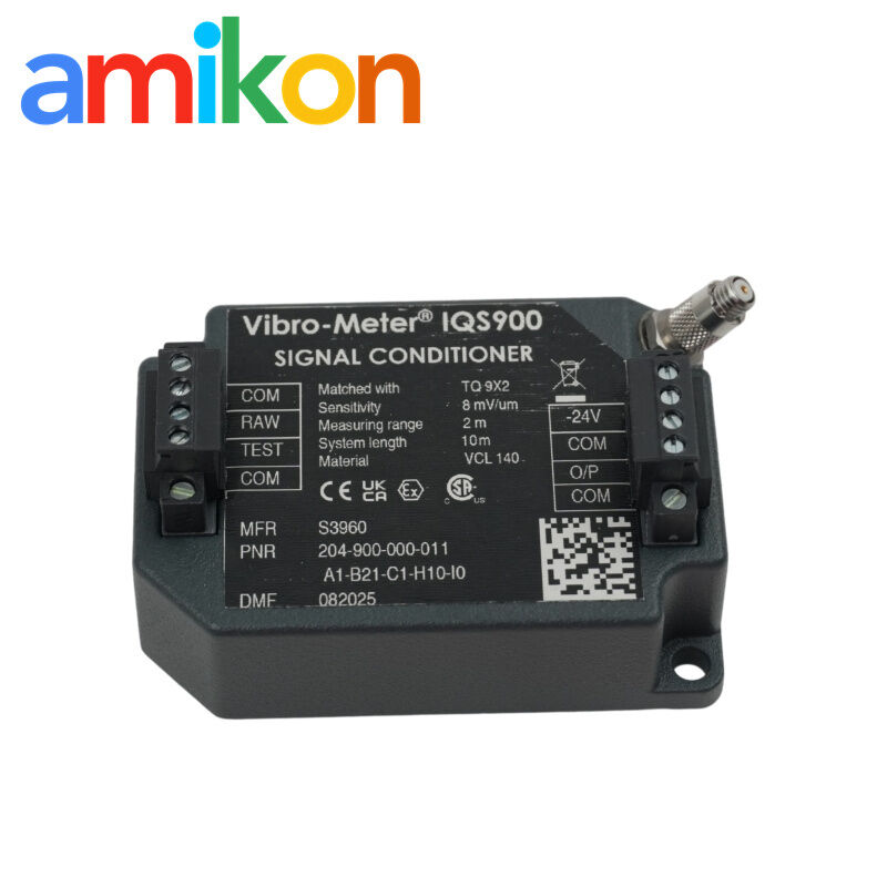 Vibro-Meter IQS900 204-900-000-011 A1-B21-C1-H10-I0 Proximity Signal Conditioner