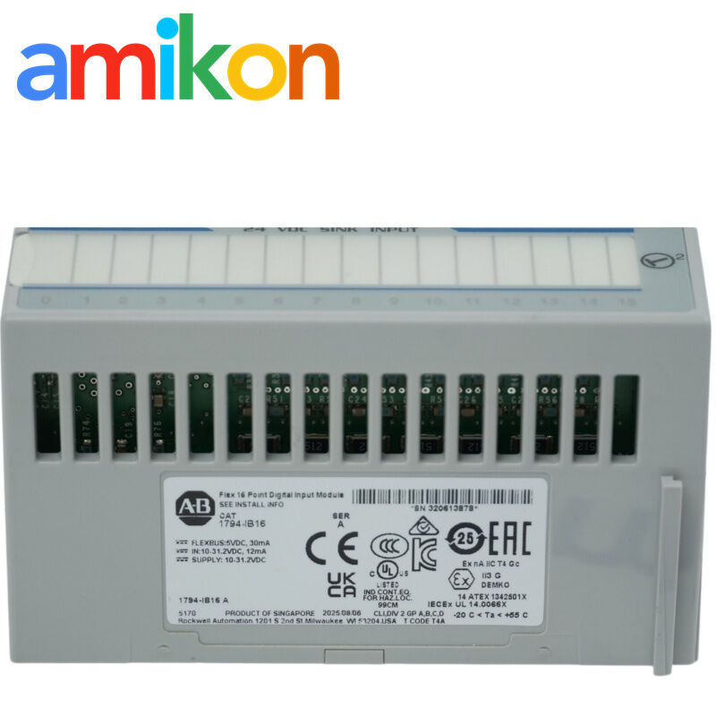 Allen-Bradley 1794-IB16 FLEX I/O 16-Point Digital Input Module, 24V DC