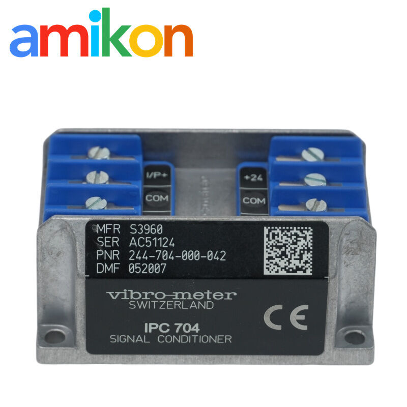 Vibro-Meter IPC704 244-704-000-042 Signal Conditioner – Industrial Vibration Monitoring Module
