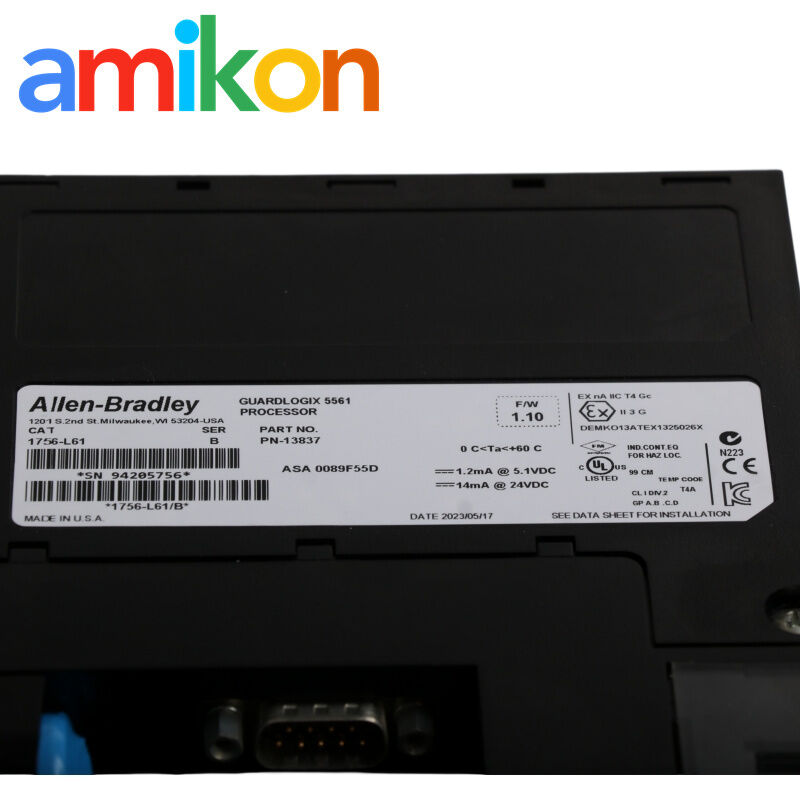 Allen-Bradley 1756-L61 ControlLogix 5560 Controller 2 MB Memory Processor Module